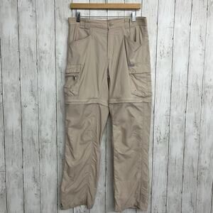 Columbia Titanium Tan Packable Hiking Camping Outdoor Zip Away Cargo Pants Short